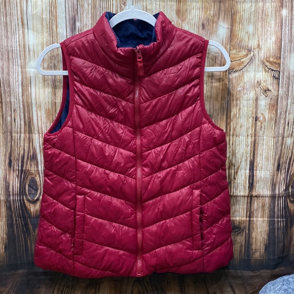 Reversible quilted puffer vest - Picture 1 of 3
